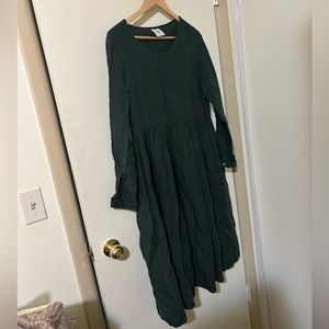 Son de Flor long sleeve smock dress